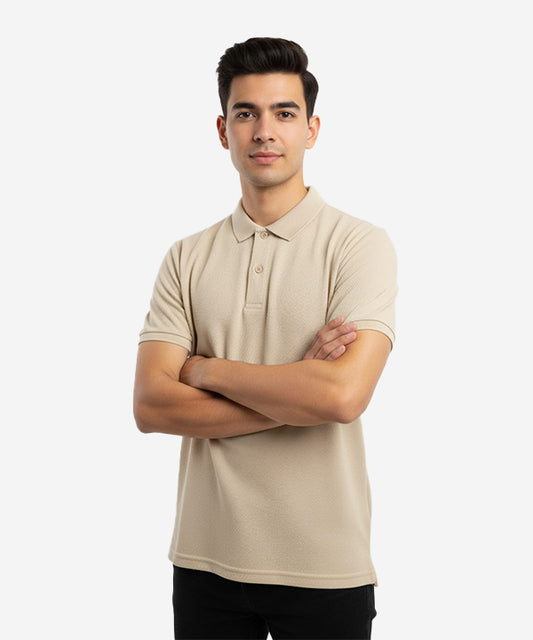 HR Clothing Men's T-Shirt Beige