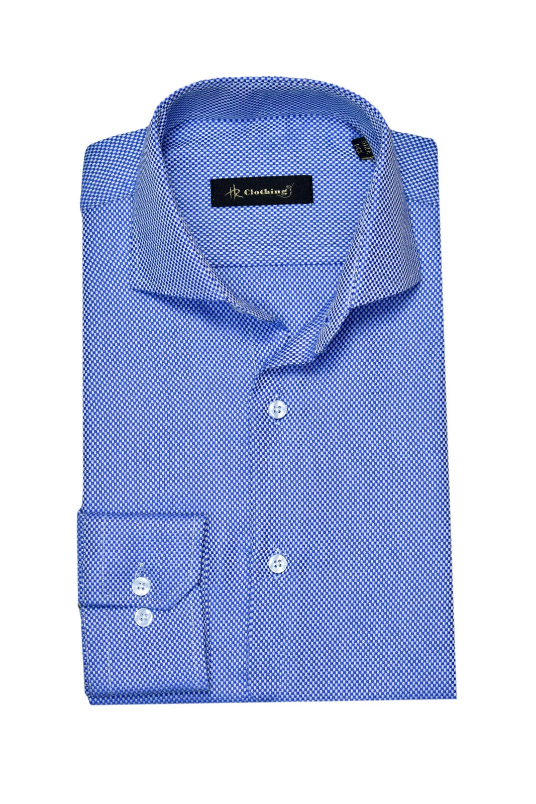 Formal Shirt Dsh-0141 Texture Blue