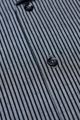 Formal Shirt Dsh-0140 Grey Stripe
