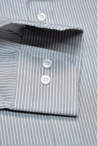 Formal Shirt Dsh-0141 Light Grey Stripe