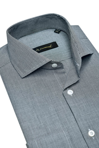 Formal Shirt Dsh-0139 Texture Grey
