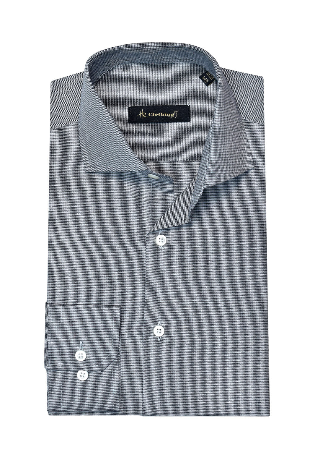 Formal Shirt Dsh-0139 Texture Grey