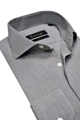 Formal Shirt Dsh-0139 Texture Brown