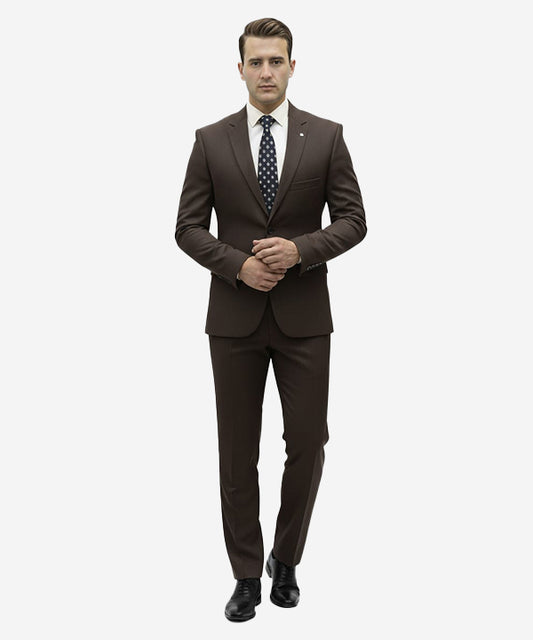 Formal Suit Gst-0122 Brown