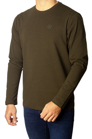 Plain Full Sleeves T-Shirt Tsh-6844 Green