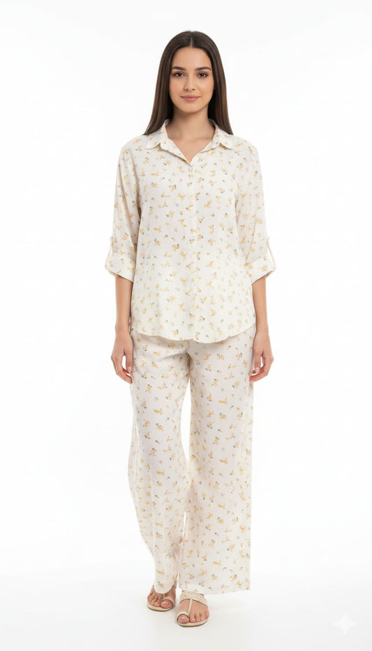Women's Co-Ord Suit Off White