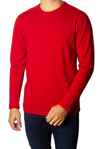 Plain Full Sleeves T-Shirt Tsh-6844 Red