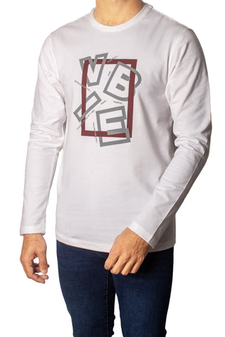 Vibe Printed Full Sleeves T-Shirt Tsh-6843 White
