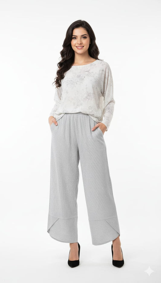 Women's Top Printed Beige Floral