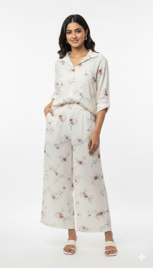 Women's Co-Ord Suit Off-White