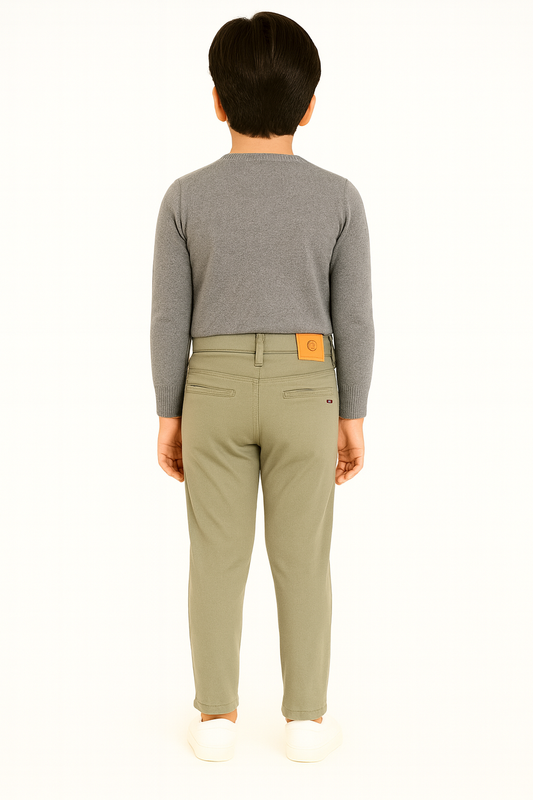 HR clothing Kids Cotton Pant - Green