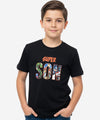 HR clothing Kids Super Son TShirt - Black