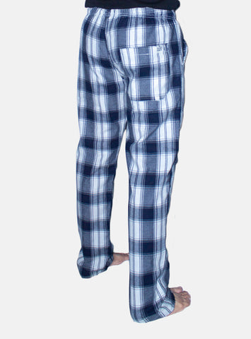Men's Casual Pajama Lwr-0241 N/White Chk