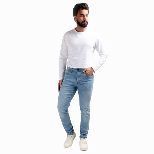 HR Clothing Men's Denim - Light Blue