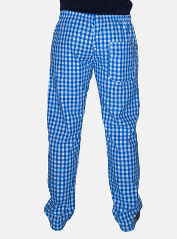 Men's Casual Pajama Lwr-0241 Blue Chk
