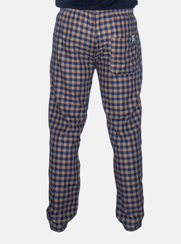 Men's Casual Pajama Lwr-0241 Brown Chk