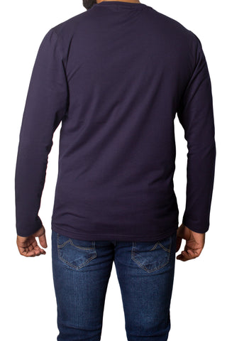 Plain Full Sleeves T-Shirt Tsh-6844 Navy