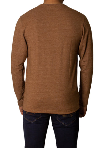 Full Sleeves T-Shirt Tsh-6829 Brown