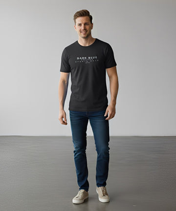 HR Clothing Men’s Graphic T-Shirt – Black