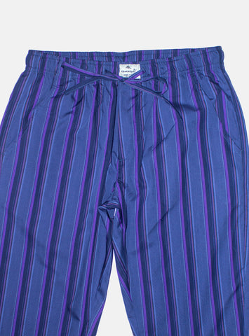 Men's Casual Pajama Lwr-0242 Purple Stripe