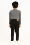 HR clothing Kids Cotton Pant - Black