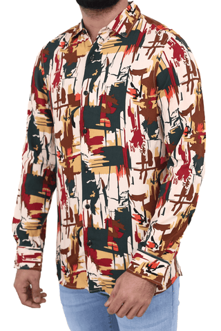 Men's Casual Shirt SHC-1742 Multi Printed