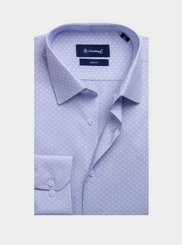 Formal Shirt Dsh-0127 Sky Texture