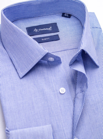 Formal Shirt Dsh-0129 Texture Blue