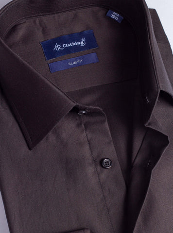 Formal Shirt Dsh-0128 Texture Black