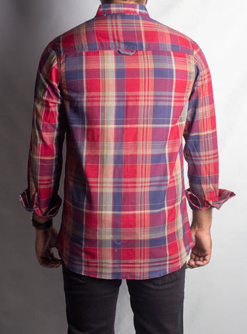 Casual Checkered Shirt - Shc-1488 Multi A