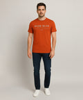 HR Clothing Men’s Printed T-Shirt – Mustard TSH-5879