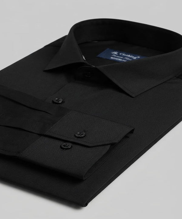 Men's Dress Shirt - Black Dsh-0270