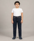 Boys Navy Stretch Denim Jeans- Bjp-0290