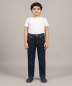 Boys Navy Stretch Denim Jeans- Bjp-0290