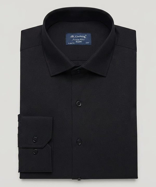 Men's Dress Shirt - Black Dsh-0270