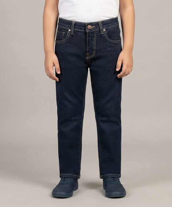 Boys Navy Stretch Denim Jeans- Bjp-0290