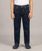 Boys Navy Stretch Denim Jeans- Bjp-0290