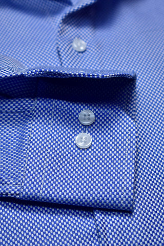 Formal Shirt Dsh-0141 Texture Blue