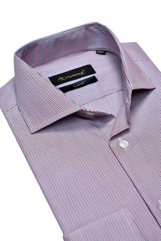 Formal Shirt Dsh-0141 Red Stripe