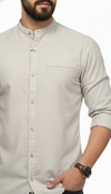 Men's Casual Shirt - Shc-1536 D-Beige