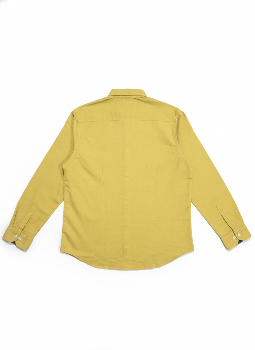 Men's Casual Shirt - Shc-1453 Yellow