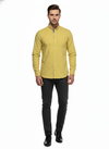 Men's Casual Shirt - Shc-1453 Yellow
