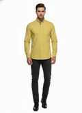 Men's Casual Shirt - Shc-1453 Yellow