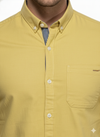Men's Casual Shirt - Shc-1453 Yellow