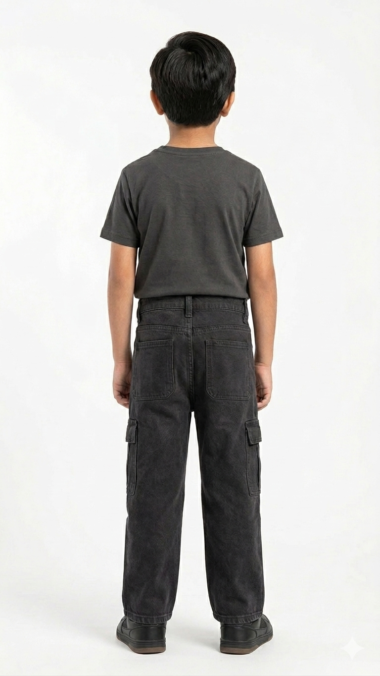 Boys 6 Pocket Baggy Denim Jeans BJP-0310