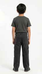 Boys 6 Pocket Baggy Denim Jeans BJP-0310
