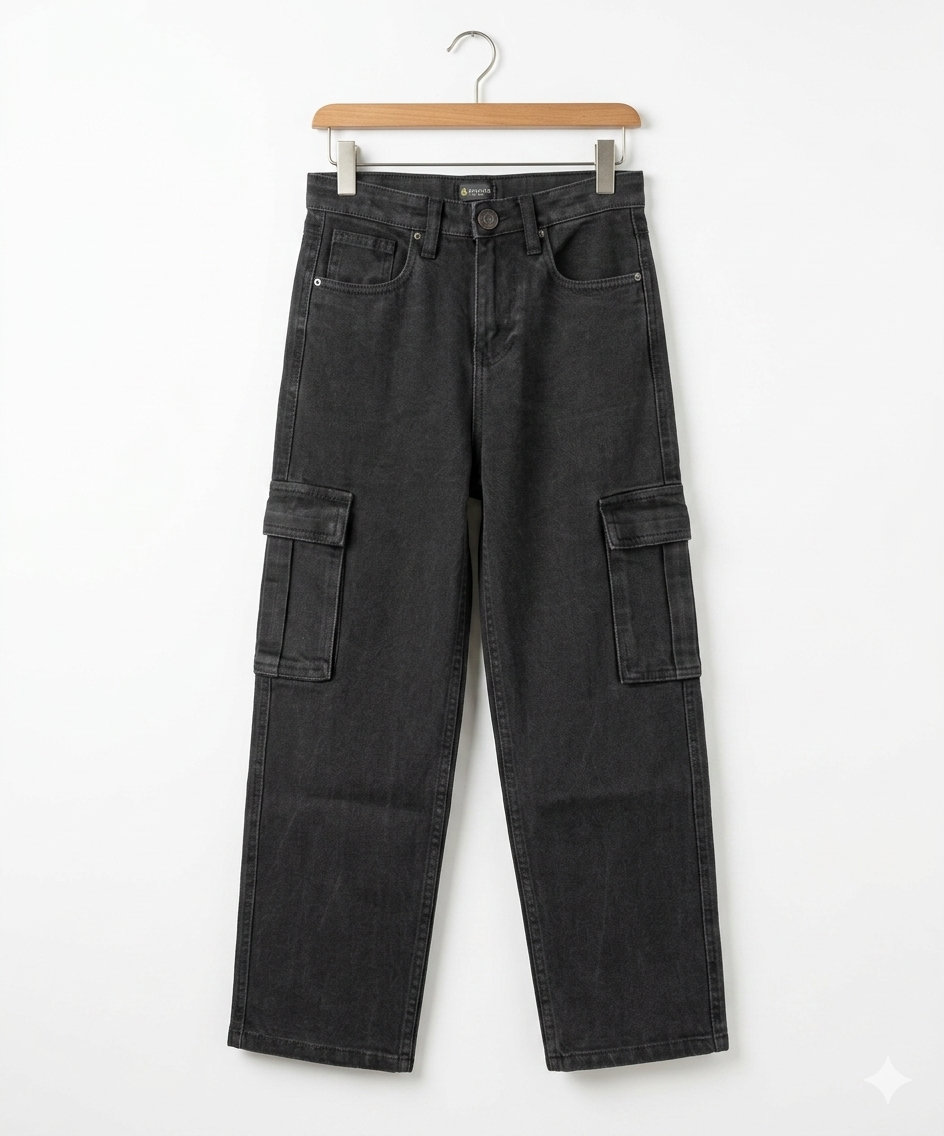 Boys 6 Pocket Baggy Denim Jeans BJP-0310