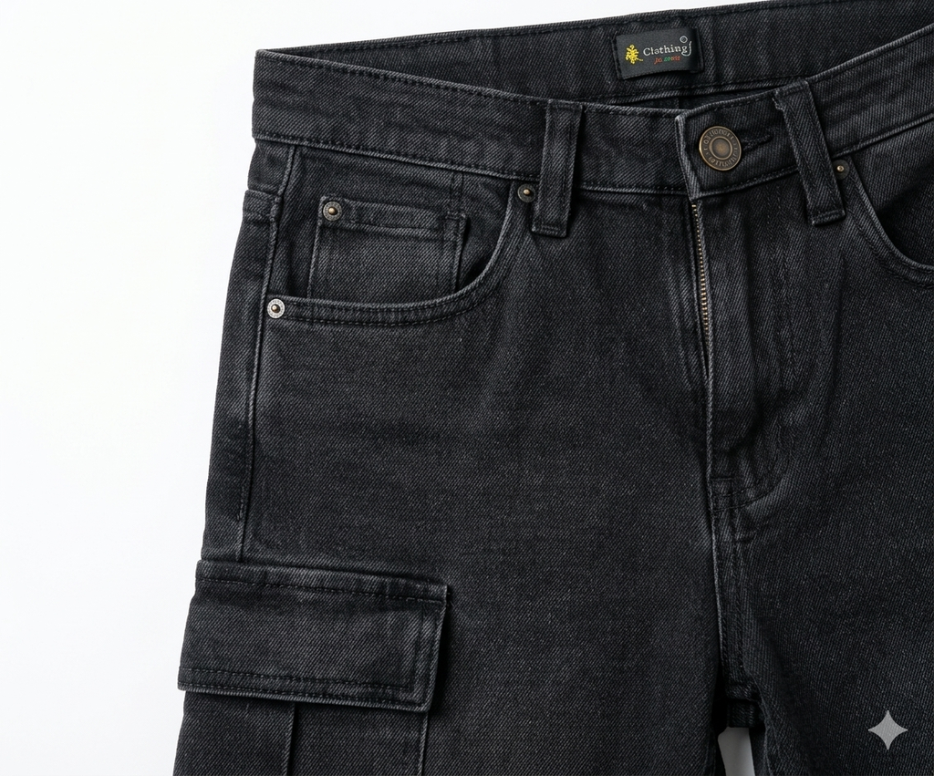 Boys 6 Pocket Baggy Denim Jeans BJP-0310