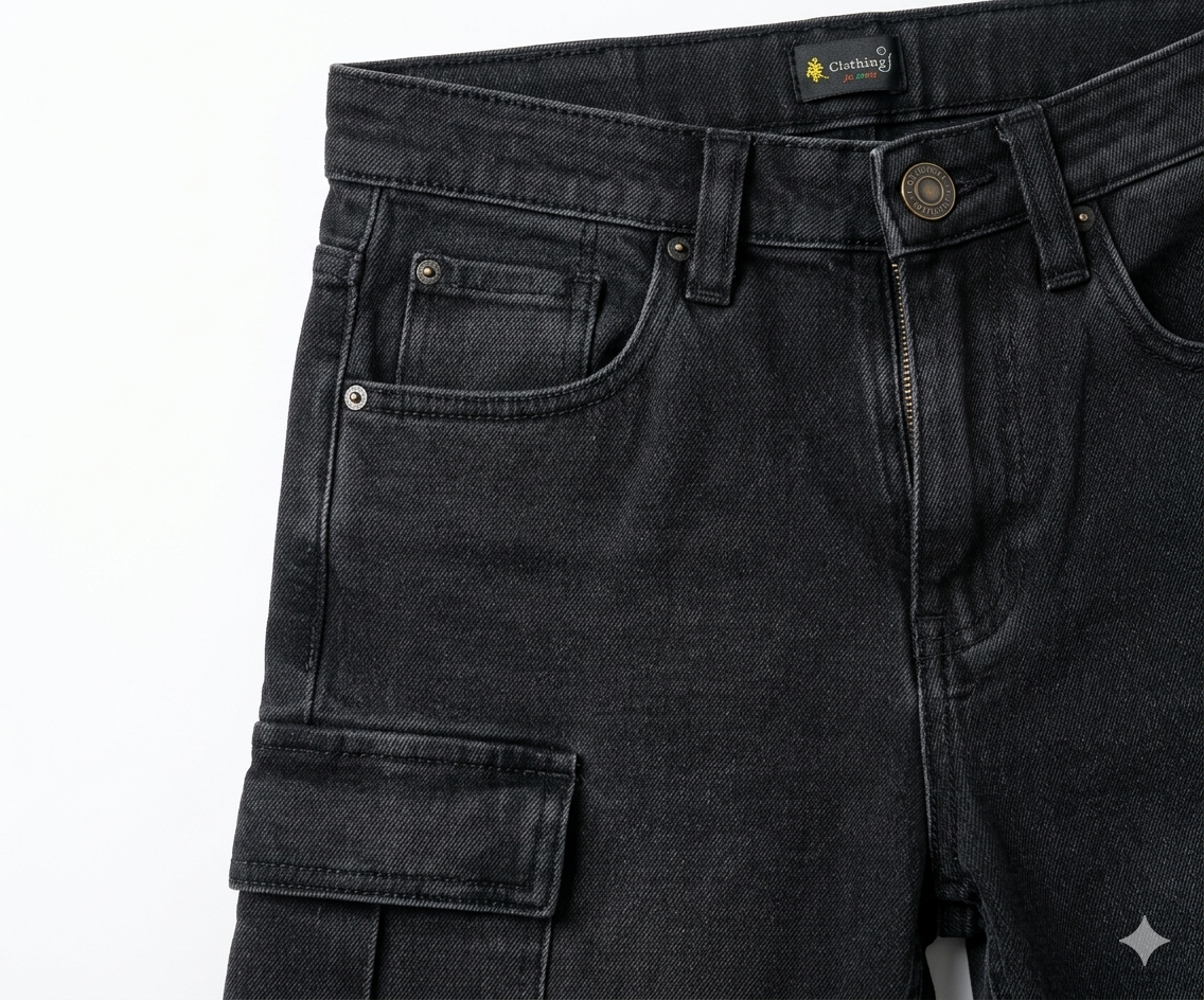 Boys 6 Pocket Baggy Denim Jeans BJP-0310