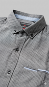Men's Casual Shirt - Shc-1062 Dotted Grey